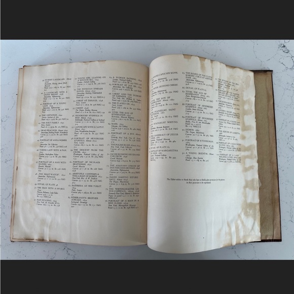 First Edition Rembrandt Paintings Apollo Edition, Collins/London 1948 Hardcover - Picture 7 of 8